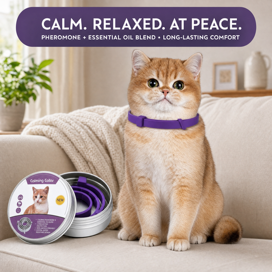 PurrCalm- Pet Calming Collars Fit for Cats, Kittens & Small Dogs